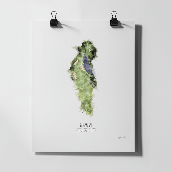 The Belfry Golf Gift - Print of Hole 10, Brabazon Course